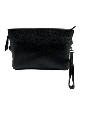 Giani Bernini Black Leather Mini Crossbody Bag
